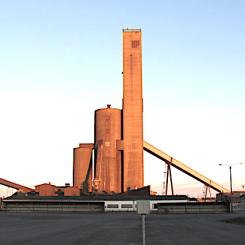 Pyhäsalmi gruva. Stället öppnades 1962 och gruvan producerade bl.a. koppar, zink och pyrit. Gruvan som helhet är 1,4 km djup. Källa: Wikipedia Common, kredit: Tiia Monto
