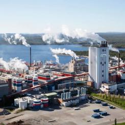 Metsä Groups massafabriker hör till de största producenterna av förnybar energi i Finland. Majoriteten av koncernens produktion drivs med fossilfri energi. Foto: Metsä Group