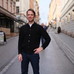 Axel Holmberg är vd för företaget Ingrid Capacity, som utvecklar, driver och optimerar storskaliga batterilagringssystem. Foto: Ingrid Capacity
