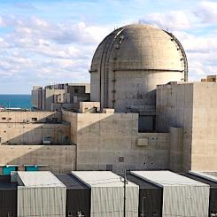 Kärnkraftverket Saeul i Sydkorea byggs med standardiserad reaktordesign och väntas leverera mer än tio terawattimmar el per år. Foto: KHNP
