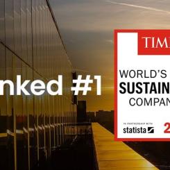 Schneider Electric har utsetts till världens mest hållbara företag i TIME Magazine. Pressbild: Schneider Electric