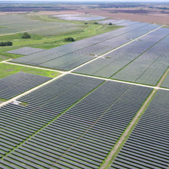 Copperton Phase 2 Solar kommer att generera 25 MW energi från 71 000 högpresterande solpaneler. Foto: Arkivbild/Bechtel