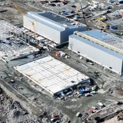 Här uppstår Stegras vätgasanläggning i Boden. Foto: Stegra