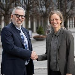 Svenska kraftnät har idag skrivit ett avtal med Skanska. Foto: Tomas Ärlemo