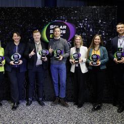 2024-års glada vinnare av "The European Solar Startup Award 2025". Foto: The European Solar Startup Award 2025
