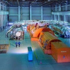 Sloveniens kärnkraftsindustri spelar en viktig roll i landets energiproduktion. Krško kärnkraftverk, som är landets enda reaktor, bidrar med en betydande del av elektriciteten. Foto: GEN energija