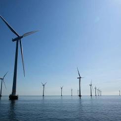 Havsvindparken Gennaker i tyska Östersjön väntas få en installerad effekt på nära en gigawatt och bli den största i den tyska delen av Östersjön. Uniper har nu tecknat ett tioårigt avtal om att köpa 100 MW av den framtida elproduktionen. Foto: Skyborn Renewables.