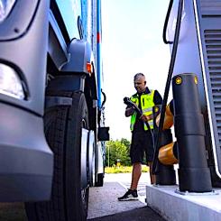 Om inte bränslet kommer från en laddstation, kommer bilar att få en omväg på upp till tre kilometer i Köpenhamn. Foto: Vejdirektoratet