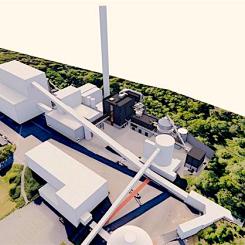 Anläggningen kommer att integreras med den befintliga fjärrvärmecentralen och kommer att drivas av Mölndal Energi. Bild: Valmet