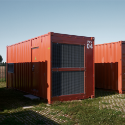 VATTENFALL batteri park Haringvliet. Pressbild: Vattenfall