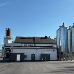 Vattenfalls värmeanläggning i Vänersborg har sedan 2021 varit helt fossilfri i sin produktion. Pressbild: Vattenfall