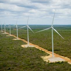 Ett av Vestas tidigare landbaserade projekt. Foto: Vestas