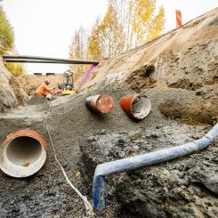 Två pumpstationer och sju kilometer vattenledningar kommer byggas från Lule älv till Boden Industrial Park. Bilden är från ett annat tillfälle, Foto: Mats Engfors / Fotographic