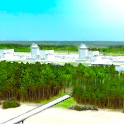 Illustration av Pomeranias framtida kärnkraftverk. Bild: Polskie Sieci Elektroenergetyczne (PSE)