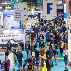 Impression från årets WNE-mässan i Paris: Den globala återkomsten av kärnkraft drivs i stor utsträckning av energikrisen efter 2022, höjda elpriser och behovet av stabil elproduktion som kan ersätta kol och gas. Länder som Storbritannien, Frankrike, Finland, Kanada och Sydkorea har redan beslutat om nya investeringsprogram, medan flera utvecklingsländer nu planerar sin första reaktor. Foto: WNE